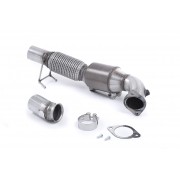 Large Bore Downpipe and Hi-Flow Sports Cat For fitment to OE Cat Back Only